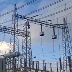 Substation gantry structure